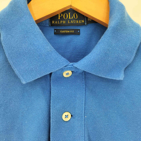 ポロラルフローレン POLO RALPH LAUREN CUSTOM FIT スモールポニー刺繍 S/S ポロシャツ メンズ import:S