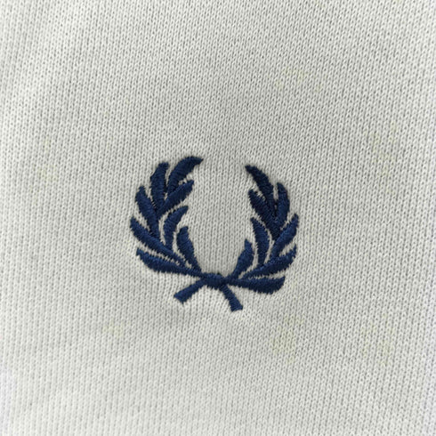 フレッドペリー FRED PERRY ロゴ刺繍 ハーフジップ コットン スウェット メンズ import:L