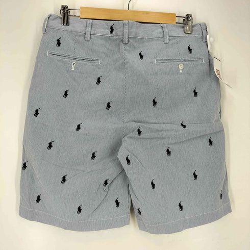 ポロバイラルフローレン Polo by RALPH LAUREN 90S PROSPECT SHORT ストライプ スモールポニー刺繍 ショーツパンツ メンズ US:34-35