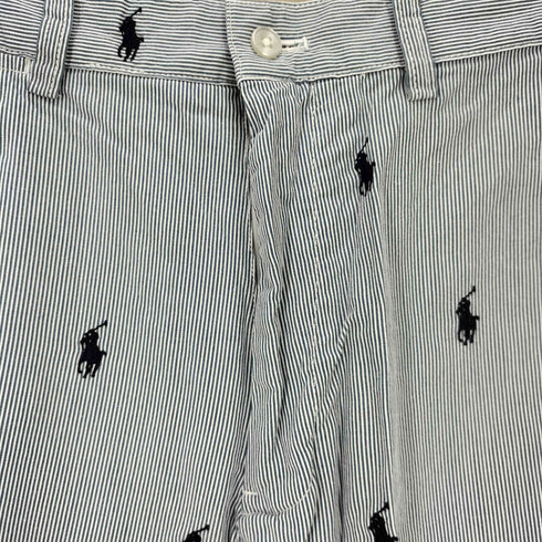 ポロバイラルフローレン Polo by RALPH LAUREN 90S PROSPECT SHORT ストライプ スモールポニー刺繍 ショーツパンツ メンズ US:34-35