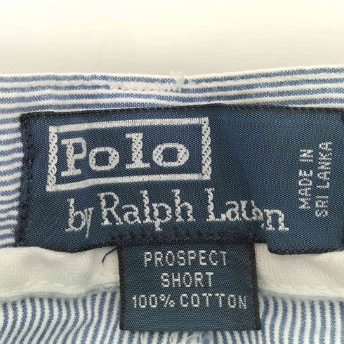 ポロバイラルフローレン Polo by RALPH LAUREN 90S PROSPECT SHORT ストライプ スモールポニー刺繍 ショーツパンツ メンズ US:34-35