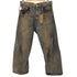 ネヴァーフォーゲット NVRFRGT 3D TWISTED WIDE LEG JEANS MUD FADED メンズ 3