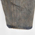 ネヴァーフォーゲット NVRFRGT 3D TWISTED WIDE LEG JEANS MUD FADED メンズ 3