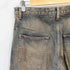 ネヴァーフォーゲット NVRFRGT 3D TWISTED WIDE LEG JEANS MUD FADED メンズ 3