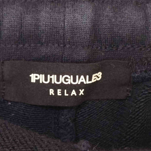 ウノピゥウノウグァーレトレリラックス 1PIU1UGUALE3 RELAX ワンポイント刺繍 スーパー ヘビー スウェット ジョガーパンツ メンズ JPN:L