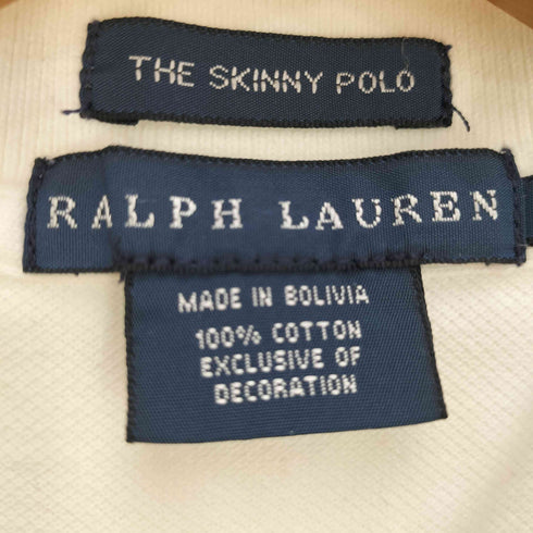 ラルフローレン RALPH LAUREN THE SKINNY POLO ビックポニー刺繍 S/S ポロシャツ レディース import:L