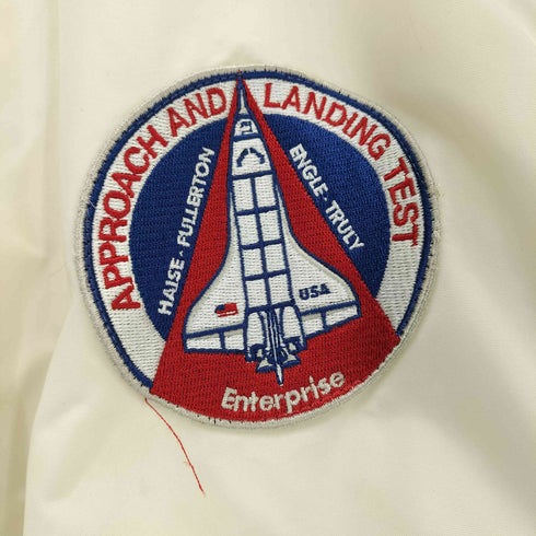 アルファ ALPHA 企業ロゴ MA-1 リバーシブルジャケット メンズ