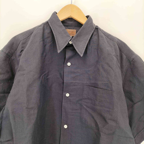 メンズビギ MENS BIGI リネン S/S レギュラーカラーシャツ メンズ 4