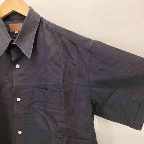 メンズビギ MENS BIGI リネン S/S レギュラーカラーシャツ メンズ 4