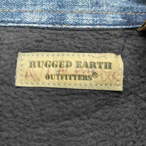 RUGGED EARTH 裏地ボア デニムシャツジャケット メンズ JPN:XL