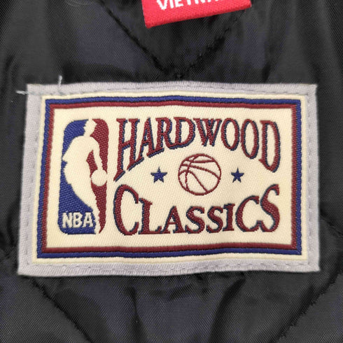 ミッチェルアンドネス mitchell&ness ヘビーウェイト サテン ジャケット 裏地キルティング バーシティジャケット スタジャン メンズ JPN:S