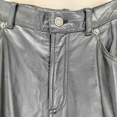 ローレンジーンズカンパニー LAUREN JEANS COMPANY リアルレザー ブーツカットパンツ メンズ 10