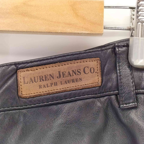 ローレンジーンズカンパニー LAUREN JEANS COMPANY リアルレザー ブーツカットパンツ メンズ 10