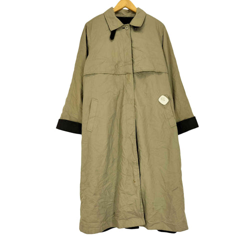 ロンドンフォグ LONDON FOG MADE IN USA 比翼ステンカラーコート レディース UK:14