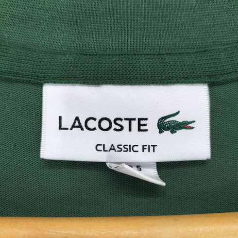 ラコステ LACOSTE CLASSIC FIT ロゴ刺繍クルーネックポケットTシャツ メンズ L