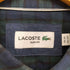 ラコステ LACOSTE SLIM FIT チェック柄BDシャツ メンズ M