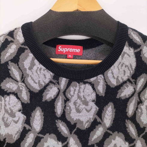シュプリーム Supreme 12AW Rose Sweater メンズ XL