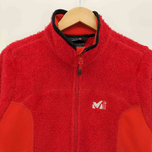 ミレー MILLET POLARTEC ポーラテック ロゴ刺繍 ジップアップ フリース ジャケット レディース JPN:S