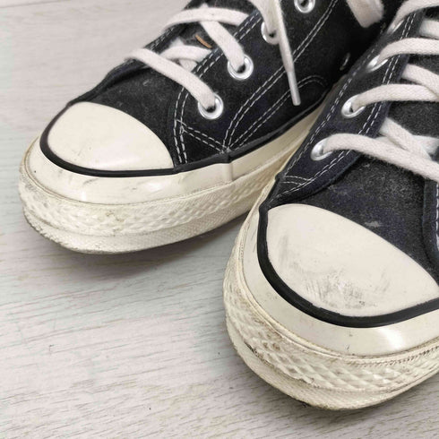 コンバースオールスター CONVERSE ALLSTAR CT70 Hi ブラックスエード ハイカットスニーカー メンズ JPN:27.5