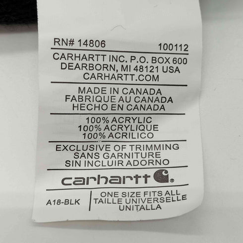 カーハート Carhartt カナダ製 アクリル ニット帽 メンズ