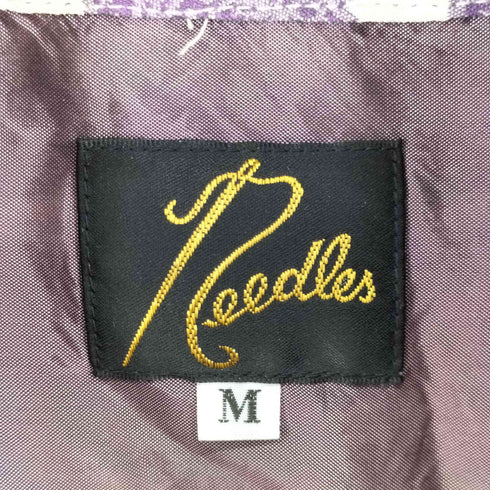 ニードルズ Needles パープルパピヨン ジャガード S/S ワンナップシャツ メンズ JPN:M