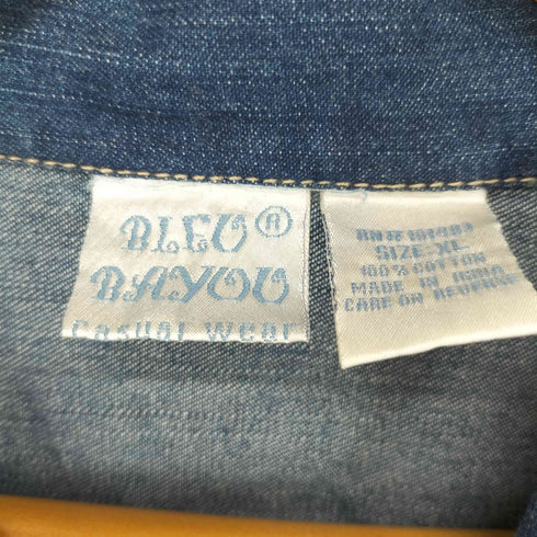 Bleu Bayou ビジュー装飾 デニムシャツ レディース JPN:XL