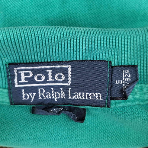 ポロバイラルフローレン Polo by RALPH LAUREN 90S ビッグポニー刺繍 ポロシャツ メンズ import:S