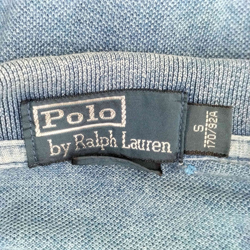 ポロバイラルフローレン Polo by RALPH LAUREN 90S ビッグポニー刺繍 ポロシャツ メンズ import:S