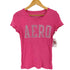 エアロポステール AEROPOSTALE ラメプリント 半袖Tシャツ Y2K レディース S