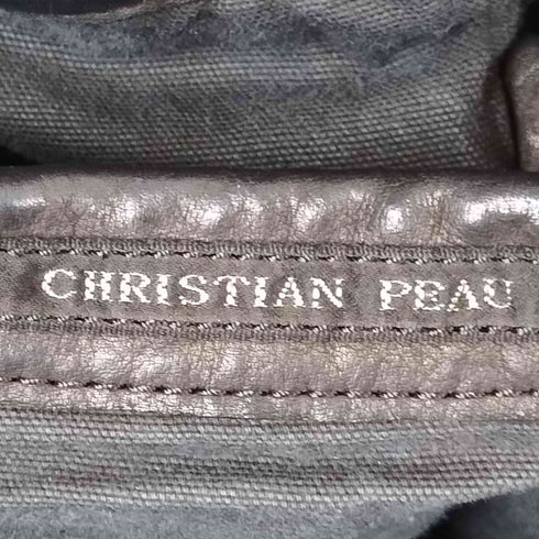 クリスチャンポー CHRISTIAN PEAU シワ加工 ベルト レザー リュック バックパック メンズ
