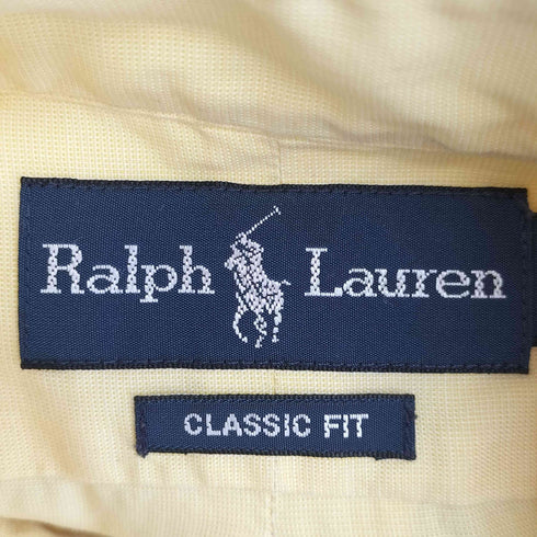 ラルフローレン RALPH LAUREN 90S スモールポニー刺繍 CLASSIC FIT コットン L/S シャツ メンズ 14 1/2