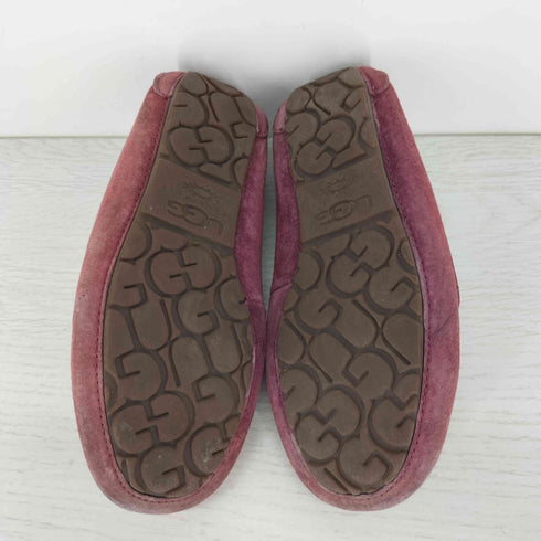 アグ UGG スエード ビジュー モカシン レディース JPN:23