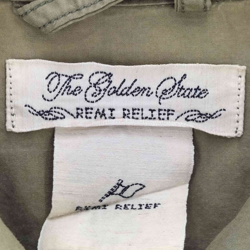 レミレリーフ REMI RELIEF 太陽スタッズ フラップポケット ジャングルファティーグジャケット メンズ JPN:M