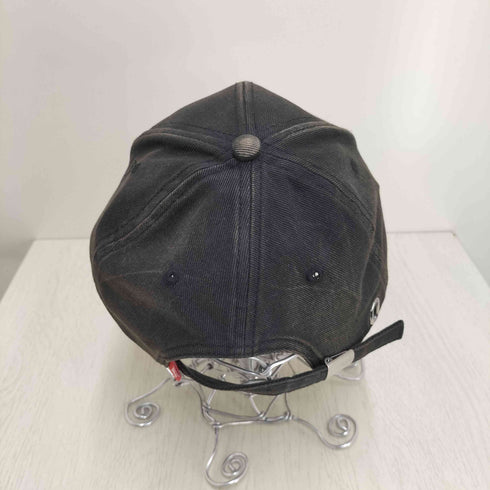 ディーゼル DIESEL Dロゴ ブラック デニム ウォッシュ 加工 キャップ メンズ 02