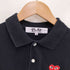 プレイコムデギャルソン PLAY COMME des GARCONS ハートワッペン 付き 半袖ポロシャツ メンズ JPN:M