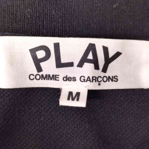 プレイコムデギャルソン PLAY COMME des GARCONS ハートワッペン 付き 半袖ポロシャツ メンズ JPN:M