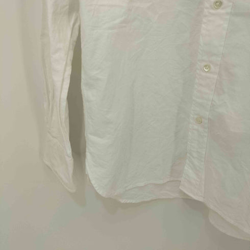 SOUTIENCOL 丸襟 マチ付 オックスフォード生地 L/S シャツ メンズ JPN:2