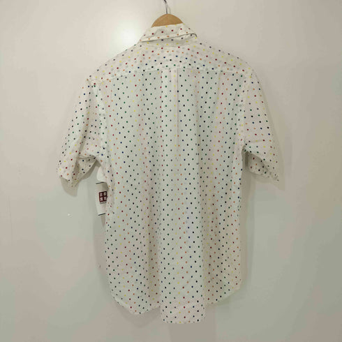SOUTIENCOL ドット コットン プルオーバー S/S シャツ メンズ JPN:2