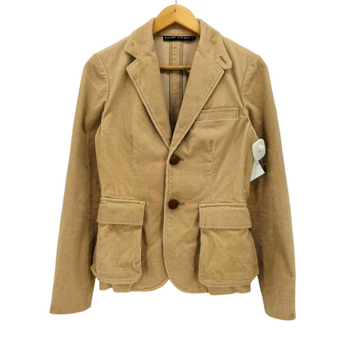 ラルフローレン RALPH LAUREN くるみボタン 2B コーデュロイ テーラード ジャケット レディース JPN:9号