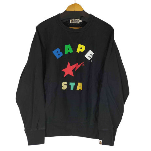 アベイシングエイプ A BATHING APE Bape Sta Crewneck Sweatshirt メンズ JPN:M