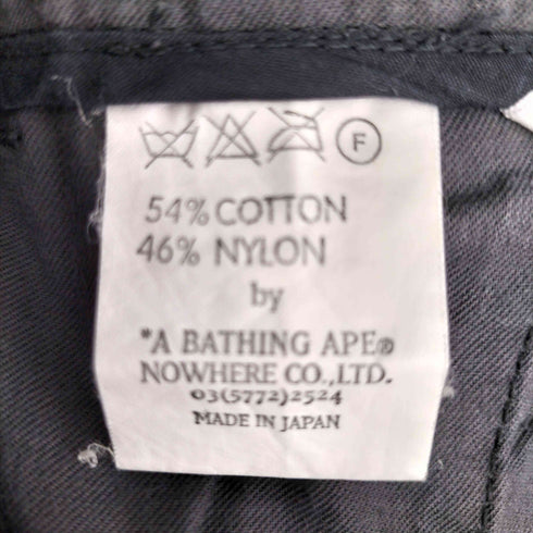 アベイシングエイプ A BATHING APE 90S ナイロン カーゴパンツ メンズ JPN:M