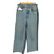 アダムエロペ Adam et Rope NEEDBY heritage 別注 LUNA LIGHT CRAZY 2トーン ワイド デニム レディース 25