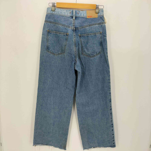 アダムエロペ Adam et Rope NEEDBY heritage 別注 LUNA LIGHT CRAZY 2トーン ワイド デニム レディース 25