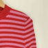 シビラ Sybilla モックネック ボーダー リブ ニット セーター レディース import:XL