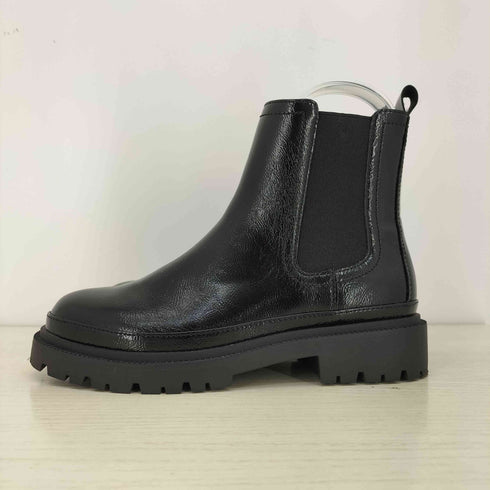 ザラ ZARA PATENT ANKLE BOOTS レディース EUR:35