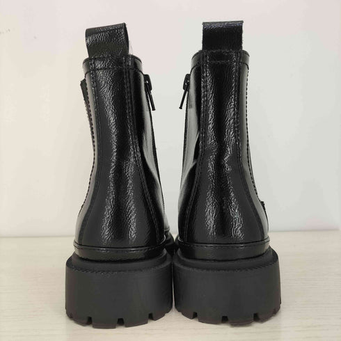 ザラ ZARA PATENT ANKLE BOOTS レディース EUR:35