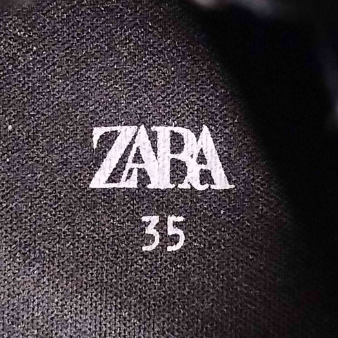 ザラ ZARA PATENT ANKLE BOOTS レディース EUR:35