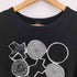 ワイズ Ys ドット ベロア 幾何学模様 半袖Tシャツ レディース JPN:2