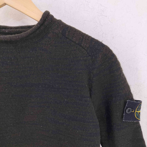 ストーンアイランド STONE ISLAND 03AW ナイロン ウール ロールネック ニット レディース M