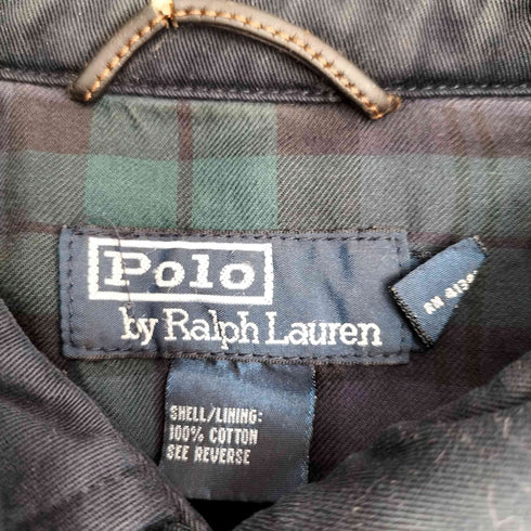 ポロバイラルフローレン Polo by RALPH LAUREN 90S スモールポニー刺繍 裏地チェック スイングトップ ジャケット メンズ import:M